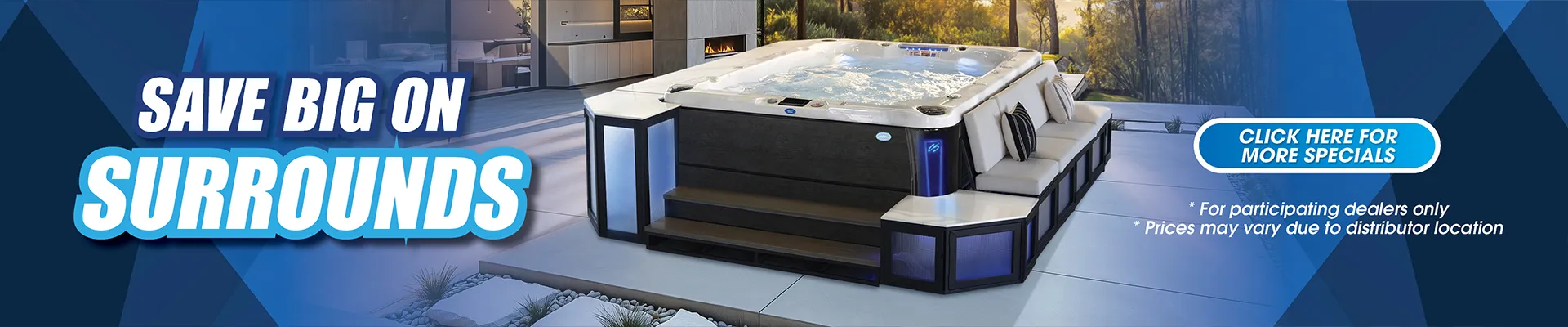 Calspas hot tub being used in a family setting - Lincoln